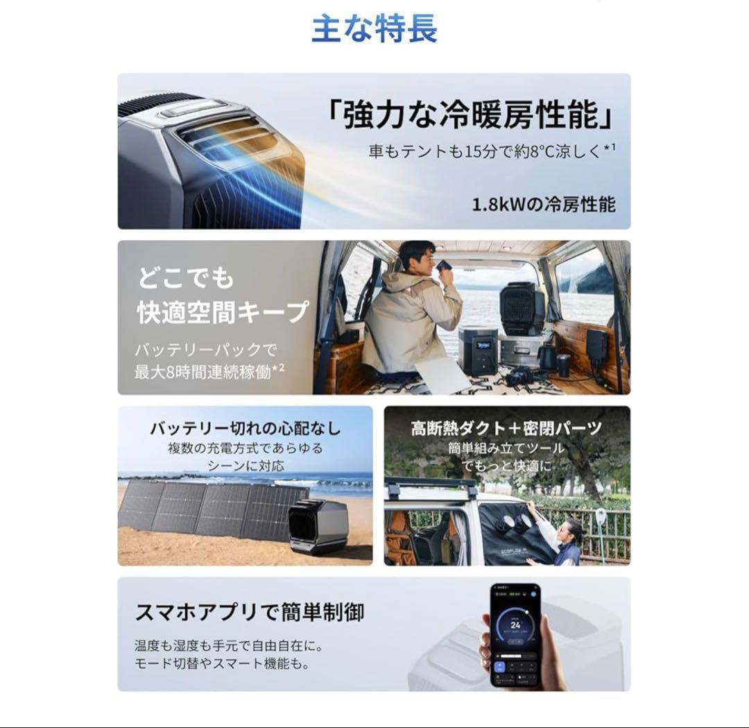 ECOFLOW WAVE3 エクストラバッテリーセット