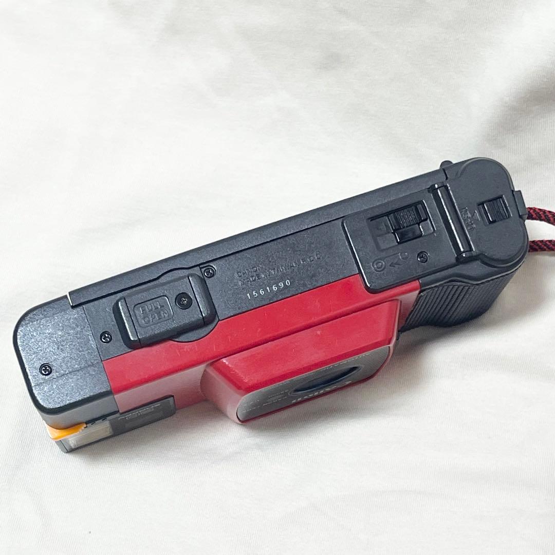 動作確認済み】canon snappy 20 フィルムカメラ　赤　レッド