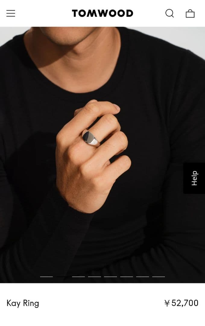 Tom Wood　Kay Ring　サイズ58(18号)　2025年5月購入