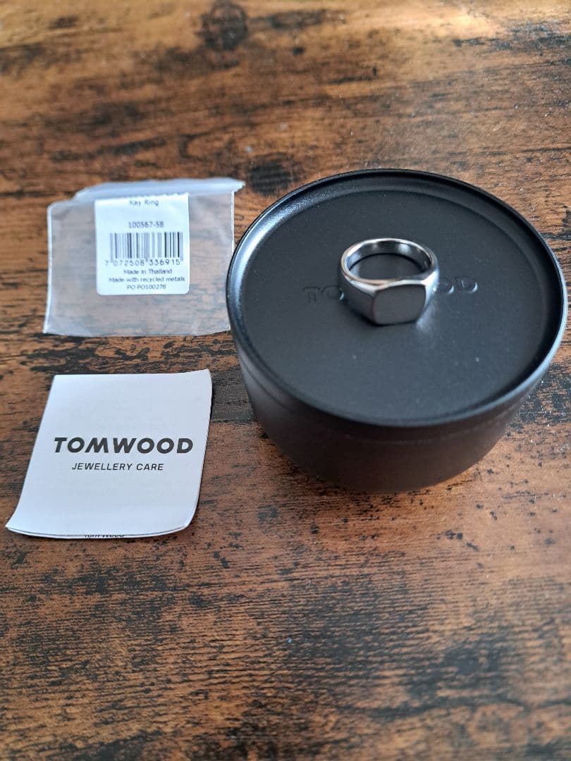 Tom Wood　Kay Ring　サイズ58(18号)　2025年5月購入
