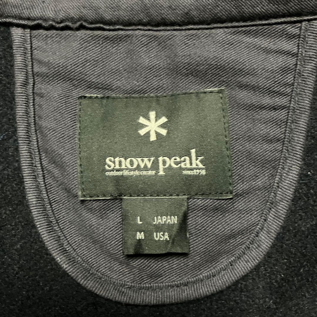  peak スノーピーク ウールジャケット ネイビー Lサイズ