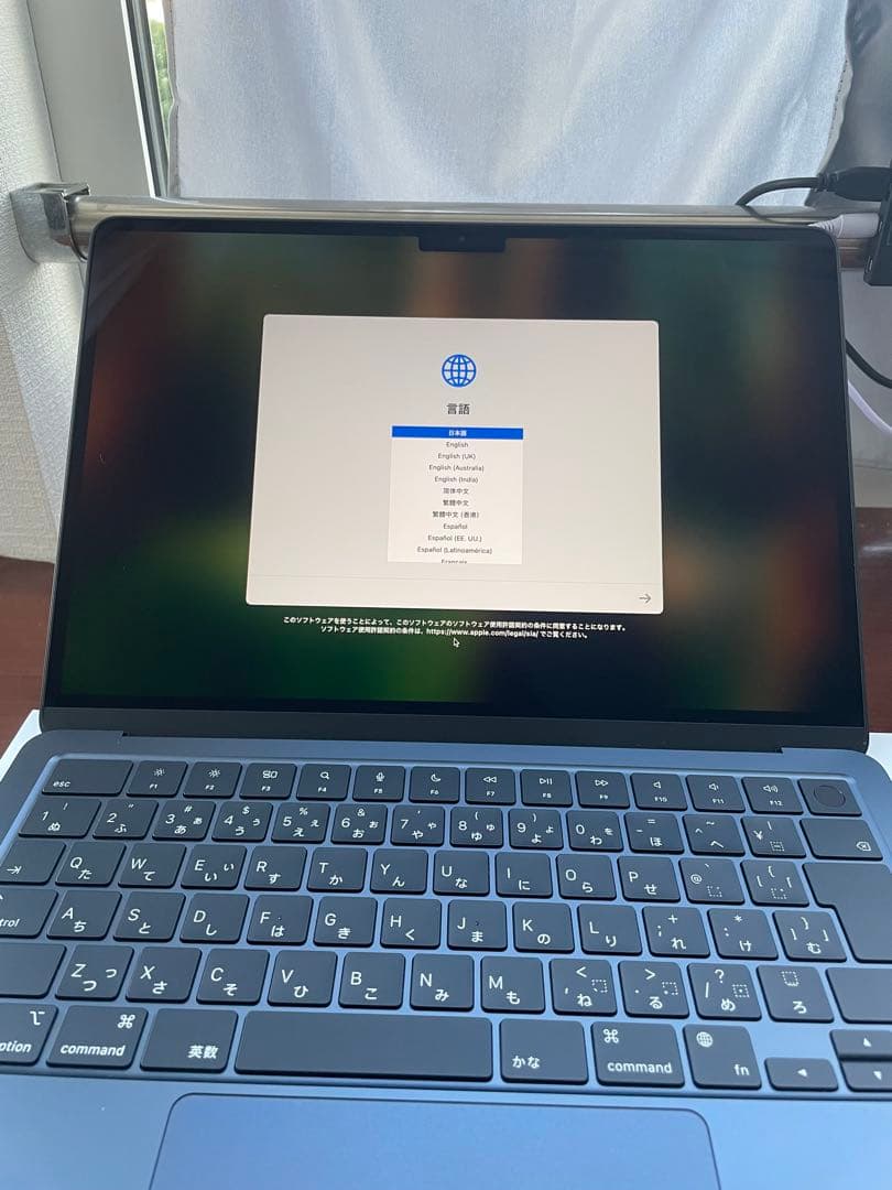 【バッテリー100%】MacBookAir M2 8GB 256GB 2022