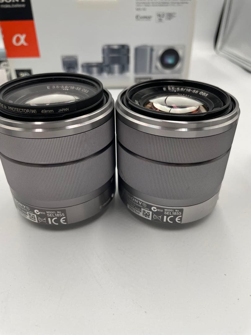 SONY NEX-5N トリプルレンズキット シルバー 動作未確認