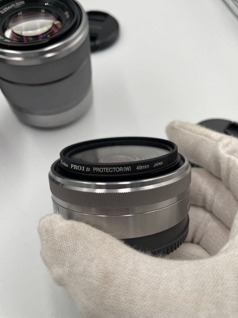 SONY NEX-5N トリプルレンズキット シルバー 動作未確認