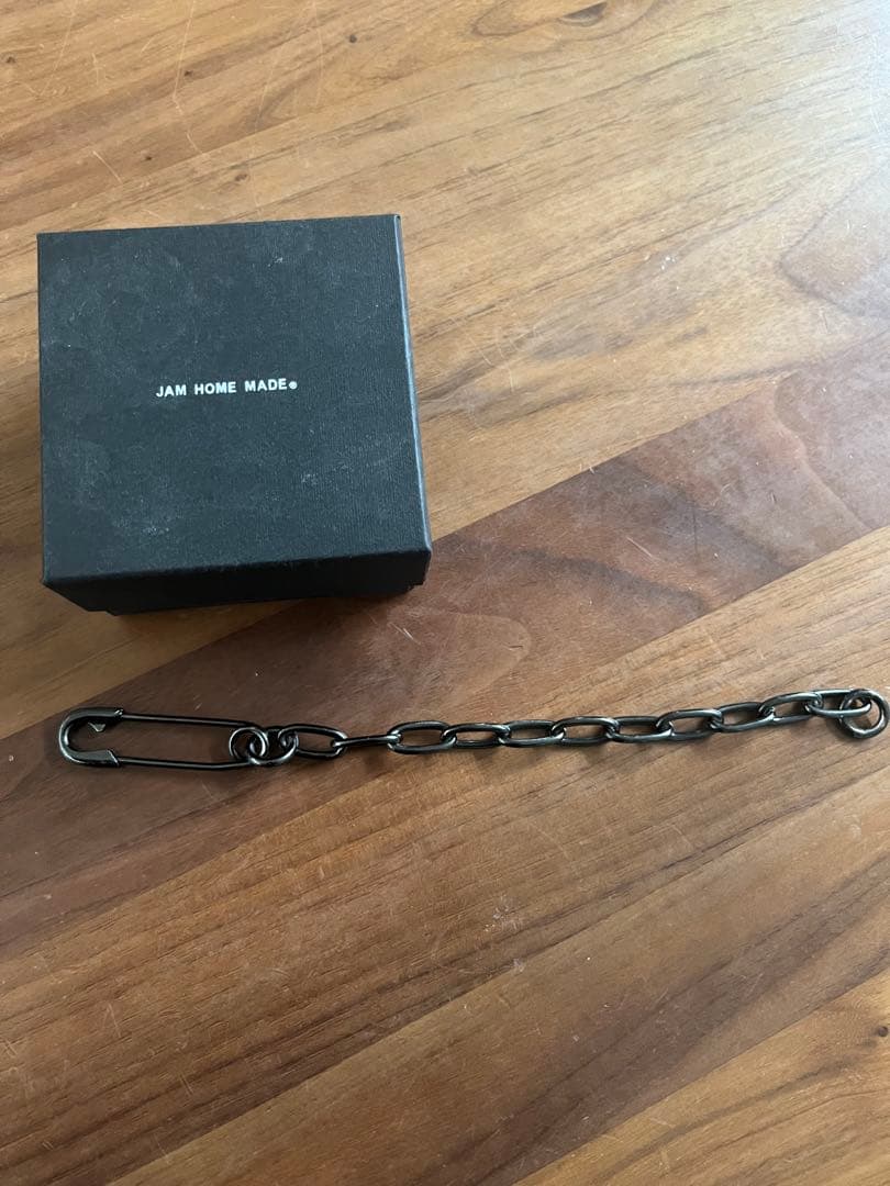 こ*ば様 JAM  MADE 安全ピン ブラックダイヤモンドブレスレット
