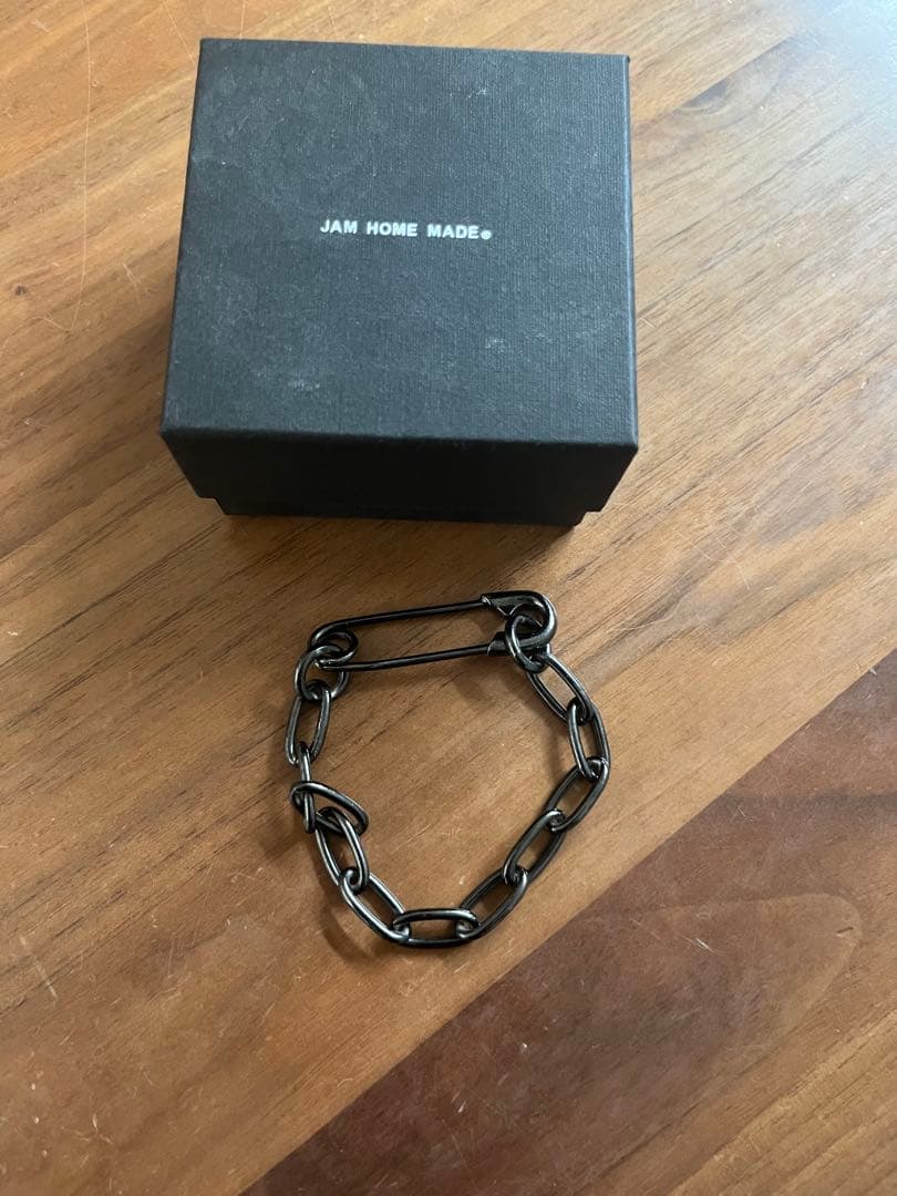 こ*ば様 JAM  MADE 安全ピン ブラックダイヤモンドブレスレット