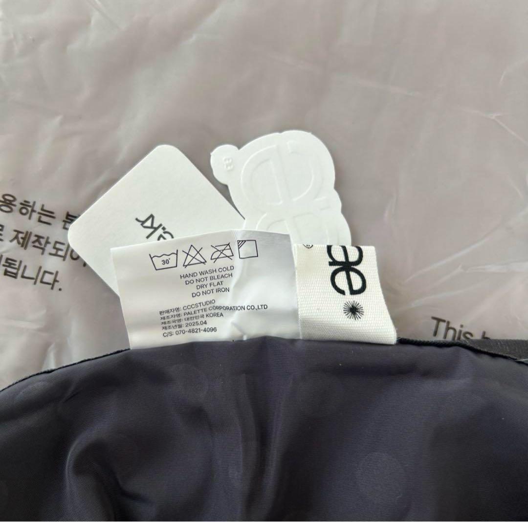 新品❗️aeae ナップサック ドット グレー 韓国限定　*正規品