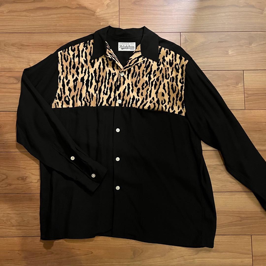 WACKOMARIA 21AW レオパード柄L/Sシャツ