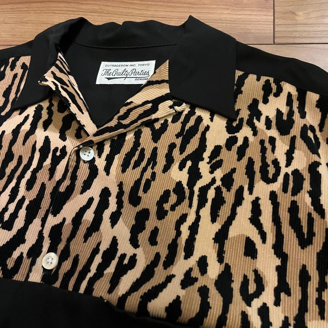 WACKOMARIA 21AW レオパード柄L/Sシャツ