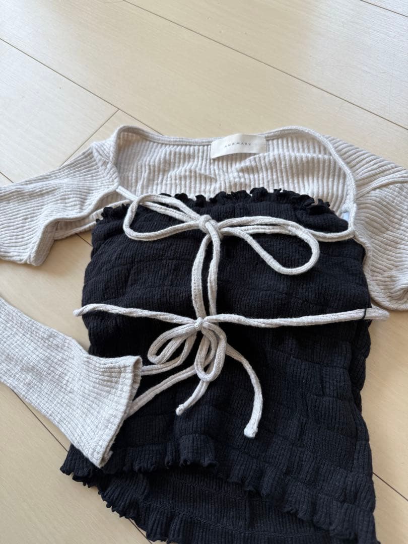 トップス ANDMARY Mei shirring