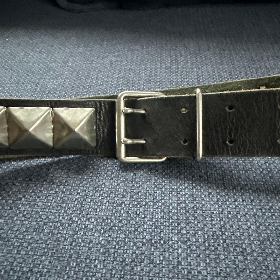 undercoverスタッズレザーベルト