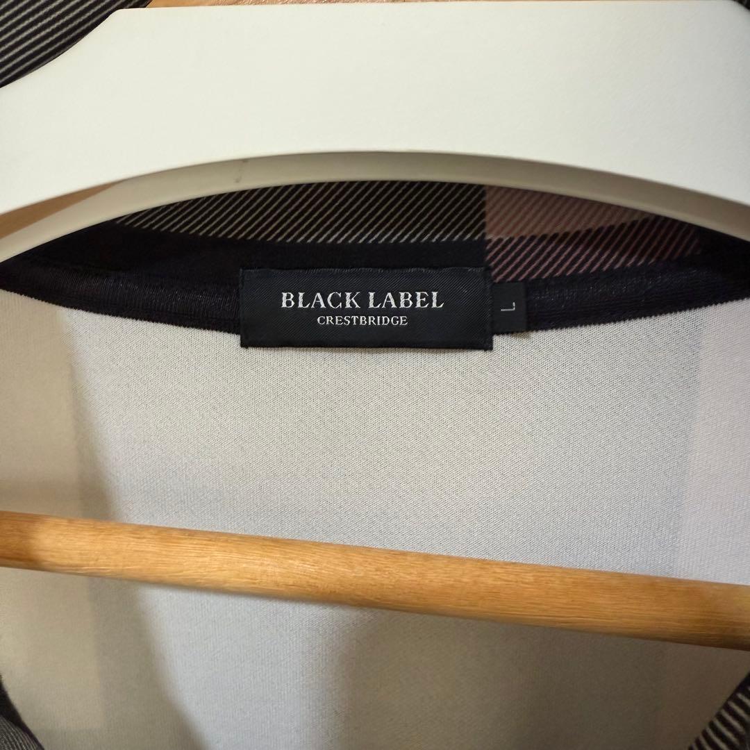 美品 BLACK LABEL CRESTBRIDGE ハーフジップ トレーナー