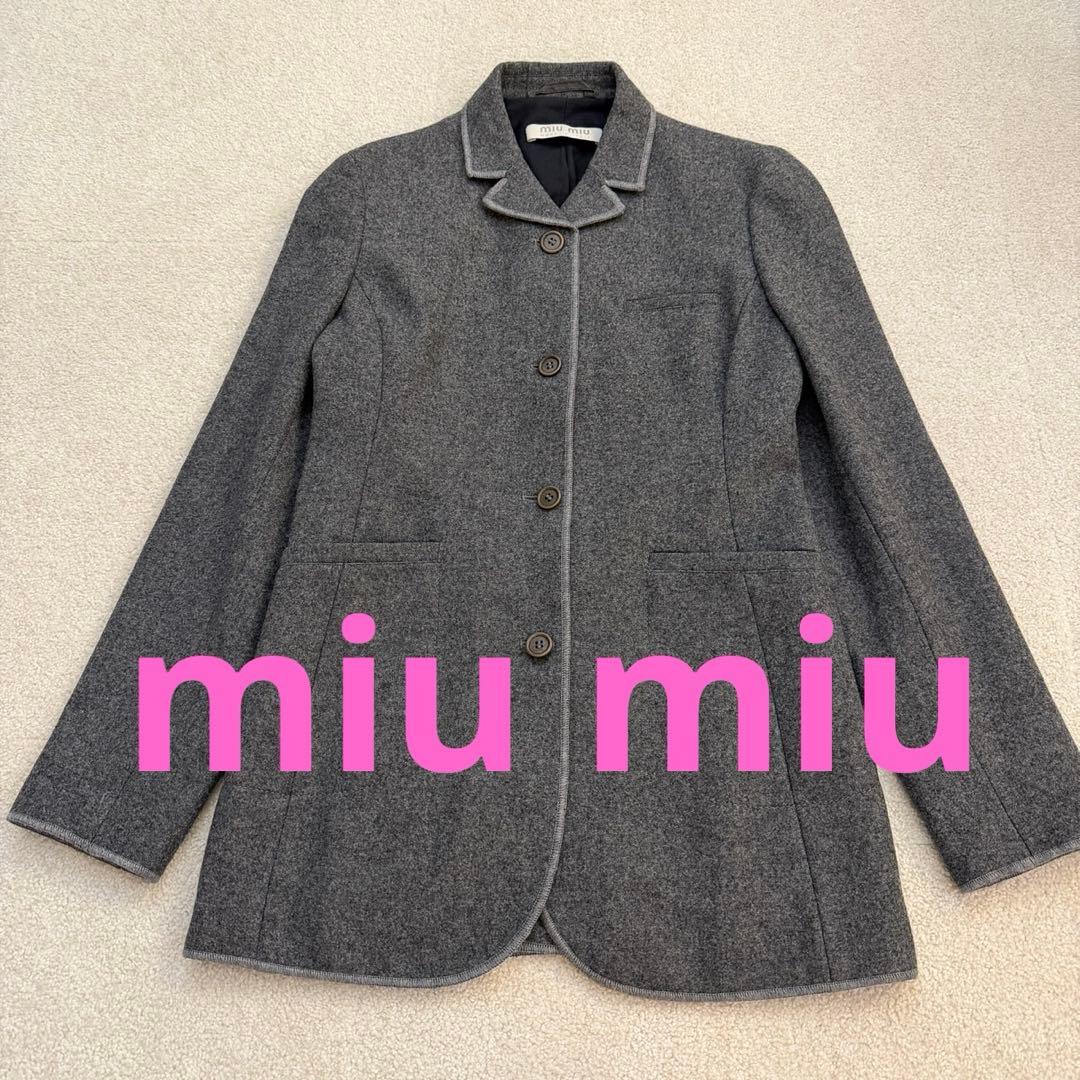 miu miu ミュウミュウ y2k ショートコート　archive