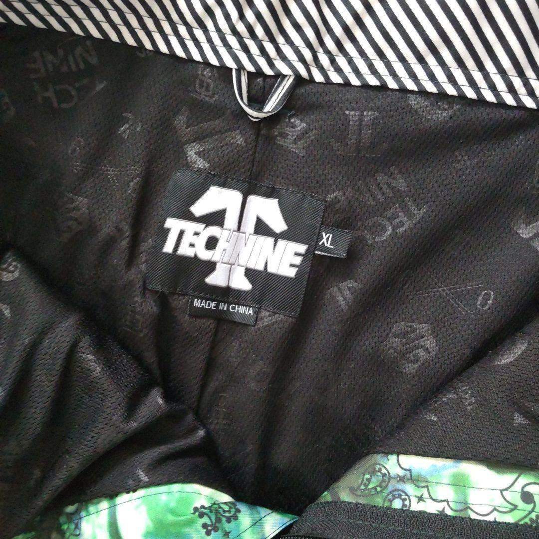 Technine スノーボードウェアパンツ パームツリー柄