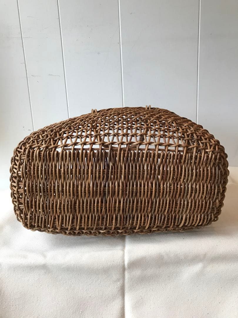 あけび　かご　バッグ　こだし編み