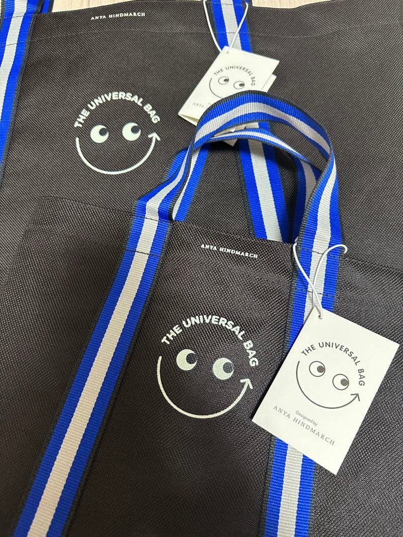 【新品未使用・タグ付き】アニヤハインドマーチ ユニバーサルバッグ　大小セット