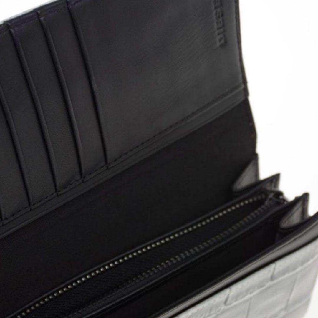 新品◆ DIESEL 長財布　ディーゼル　型押し　ロングウォレット