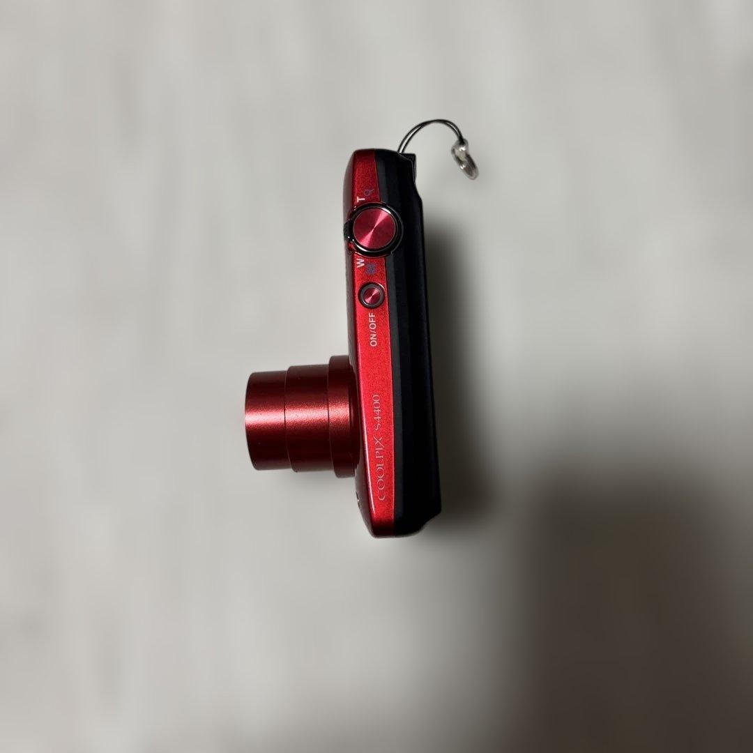 美品Nikon COOLPIX S4400レッド デジタルカメラ