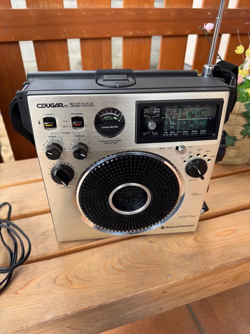 d*3様 ナショナル ビンテージ　COUGARクーガ 115 ラジオ 最終