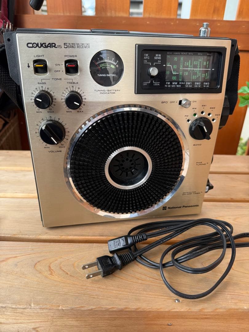 d*3様 ナショナル ビンテージ　COUGARクーガ 115 ラジオ 最終