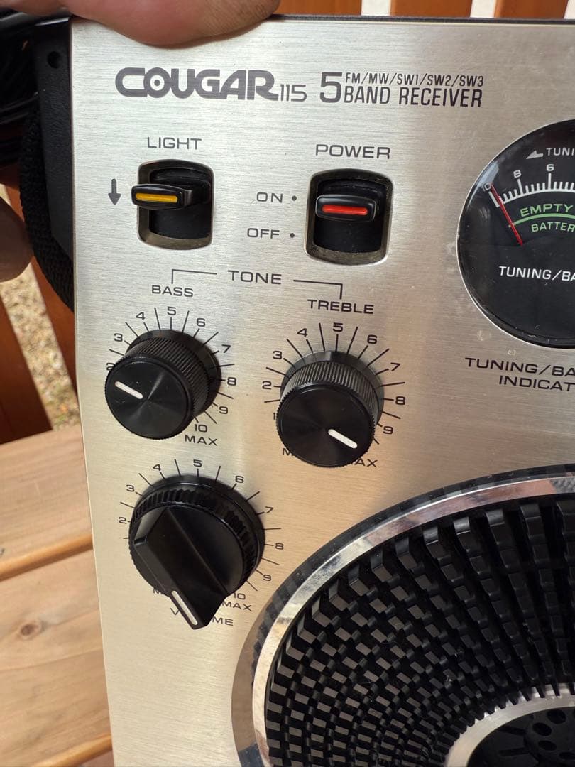 d*3様 ナショナル ビンテージ　COUGARクーガ 115 ラジオ 最終