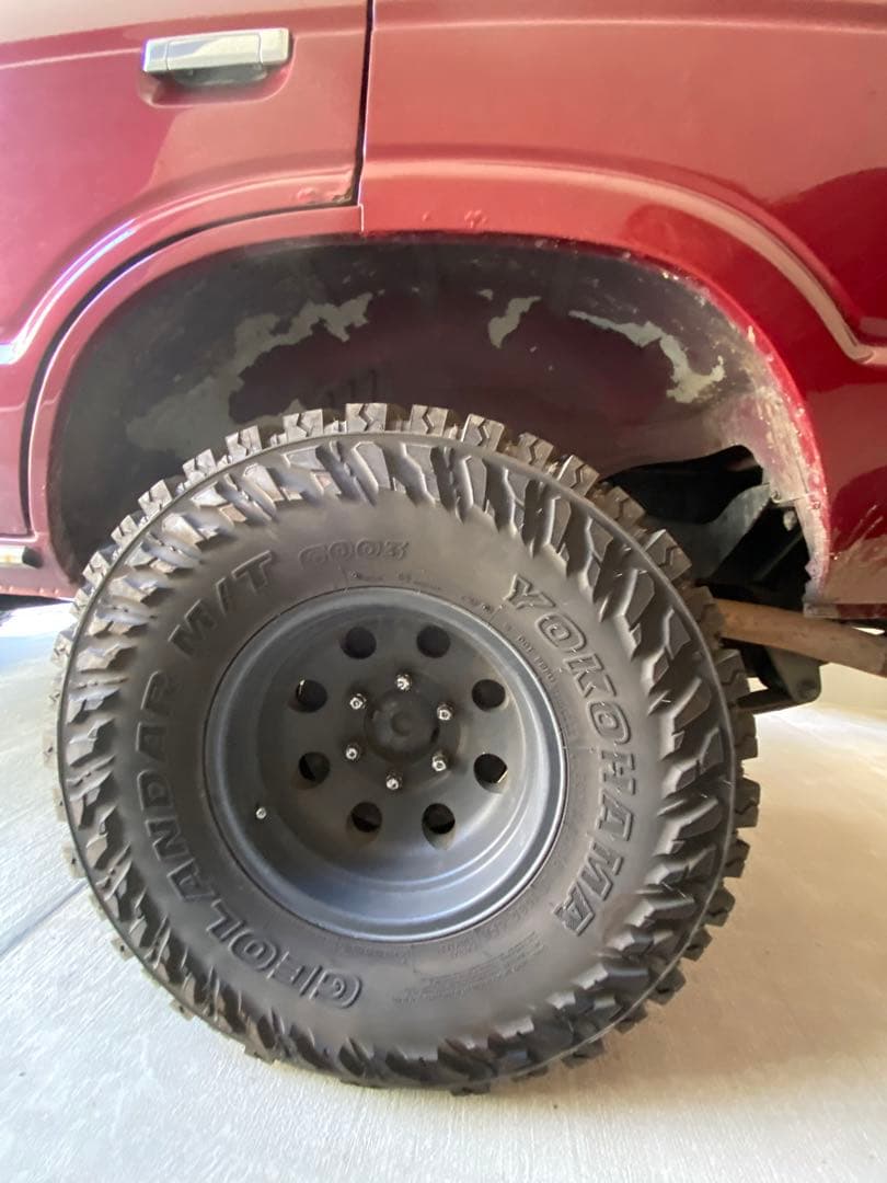 バリ山‼️ヨコハマ ジオランダー MT 33×12.50R15LT ホイールセット