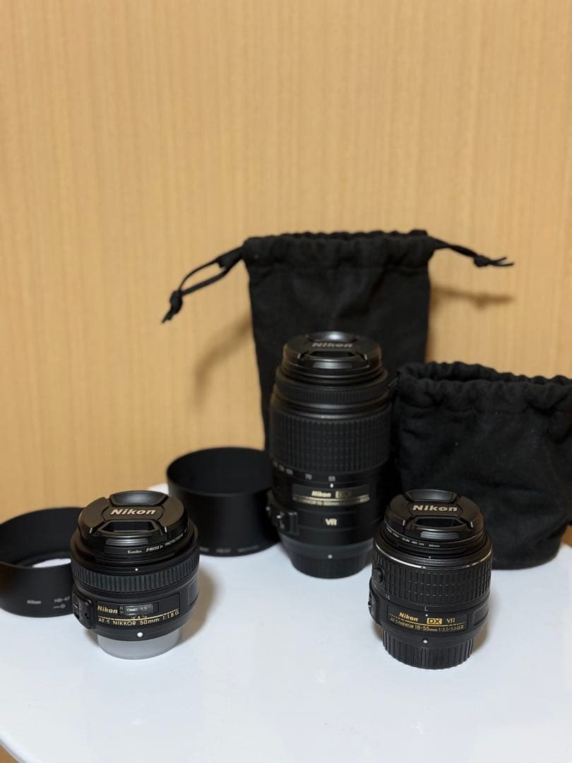 Nikon D5500 極上美品｜シャッター1845枚｜純正レンズ3本付属品完備