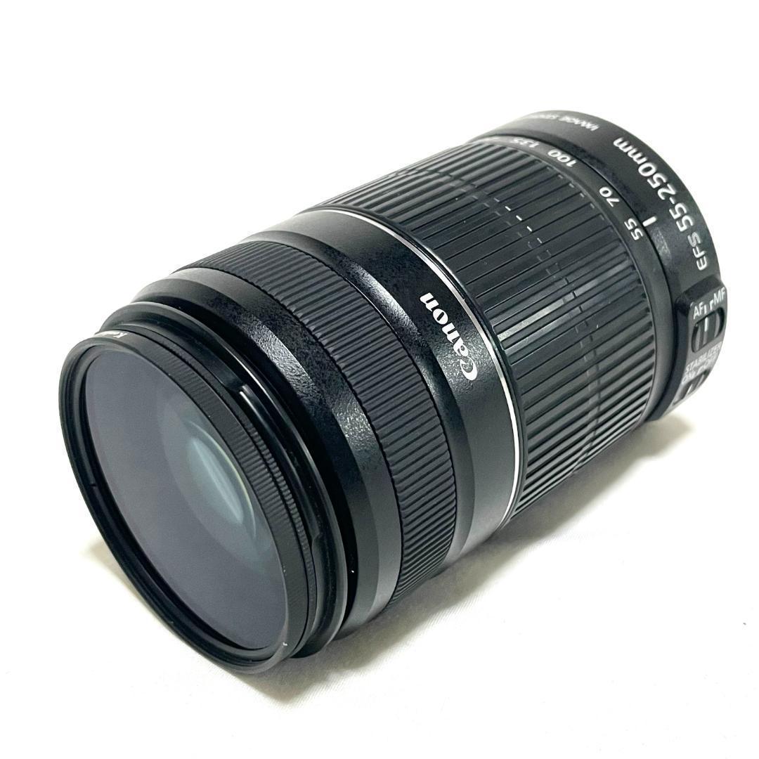 大人気望遠ズーム❣️Canon EF-S 55-250mm IS II 手振補正