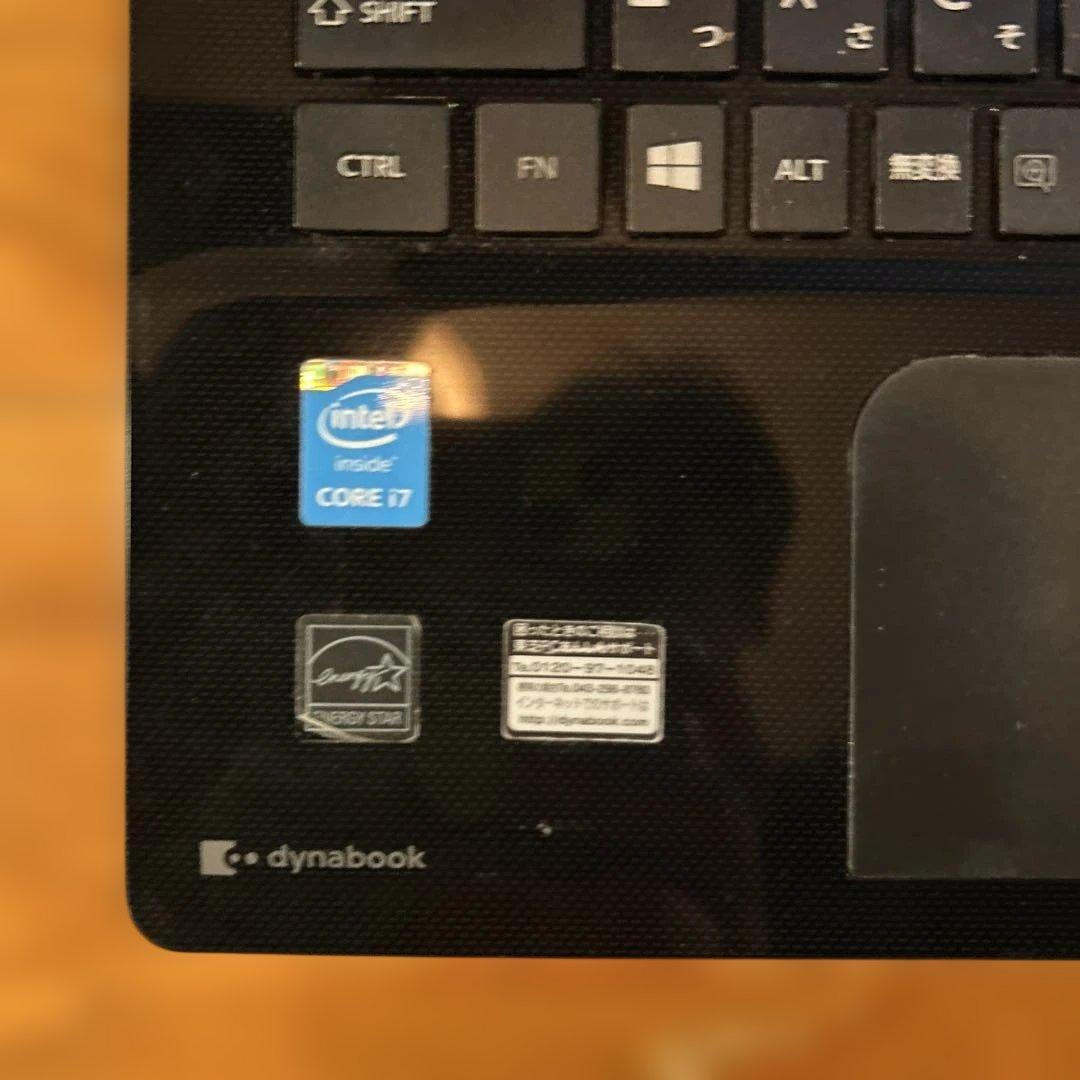 Windowsノート本体 dynabook T75 Intel Core i7 LINUX ubuntu