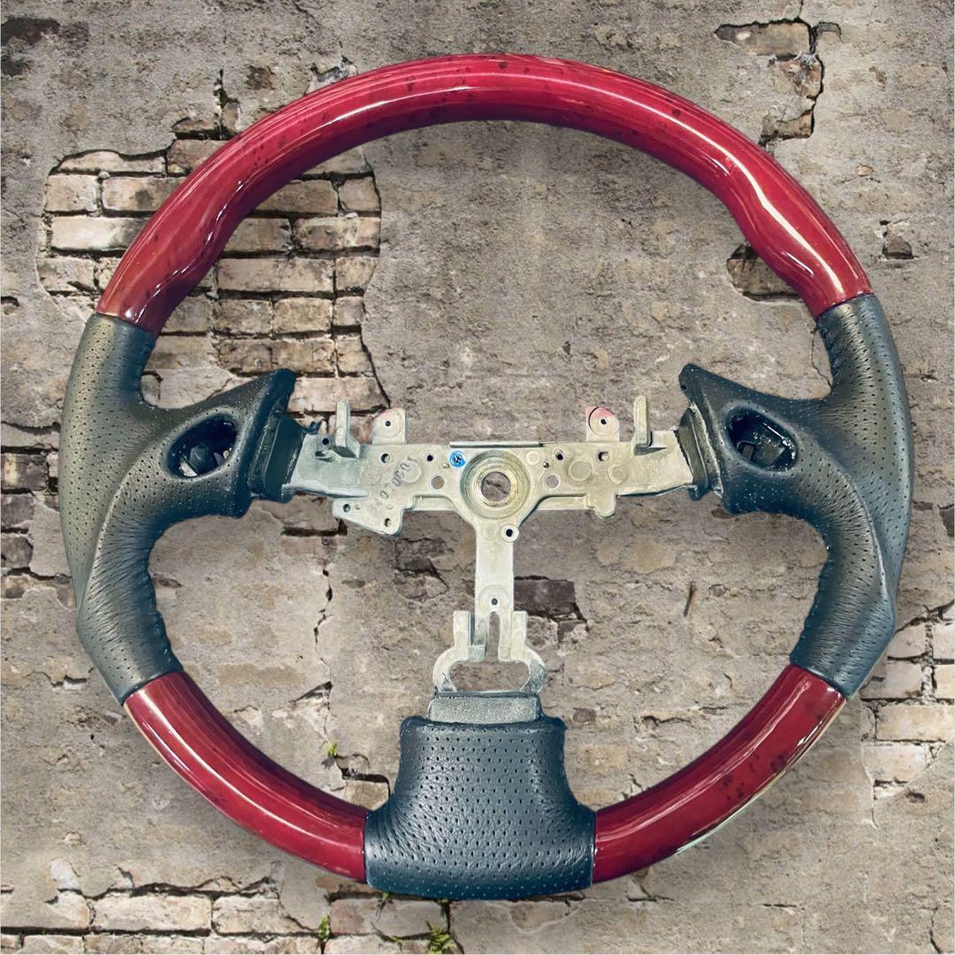 トヨタ 160 アリスト　ハンドル　ステアリング レザー　ウッド　新品未使用