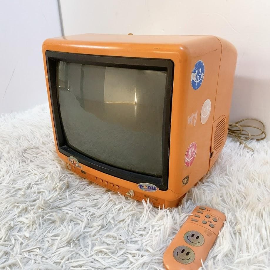 National TH-11S1 ブラウン管テレビ 昭和レトロ リモコン付き