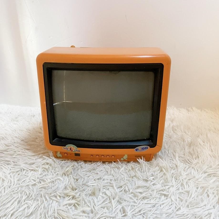 National TH-11S1 ブラウン管テレビ 昭和レトロ リモコン付き