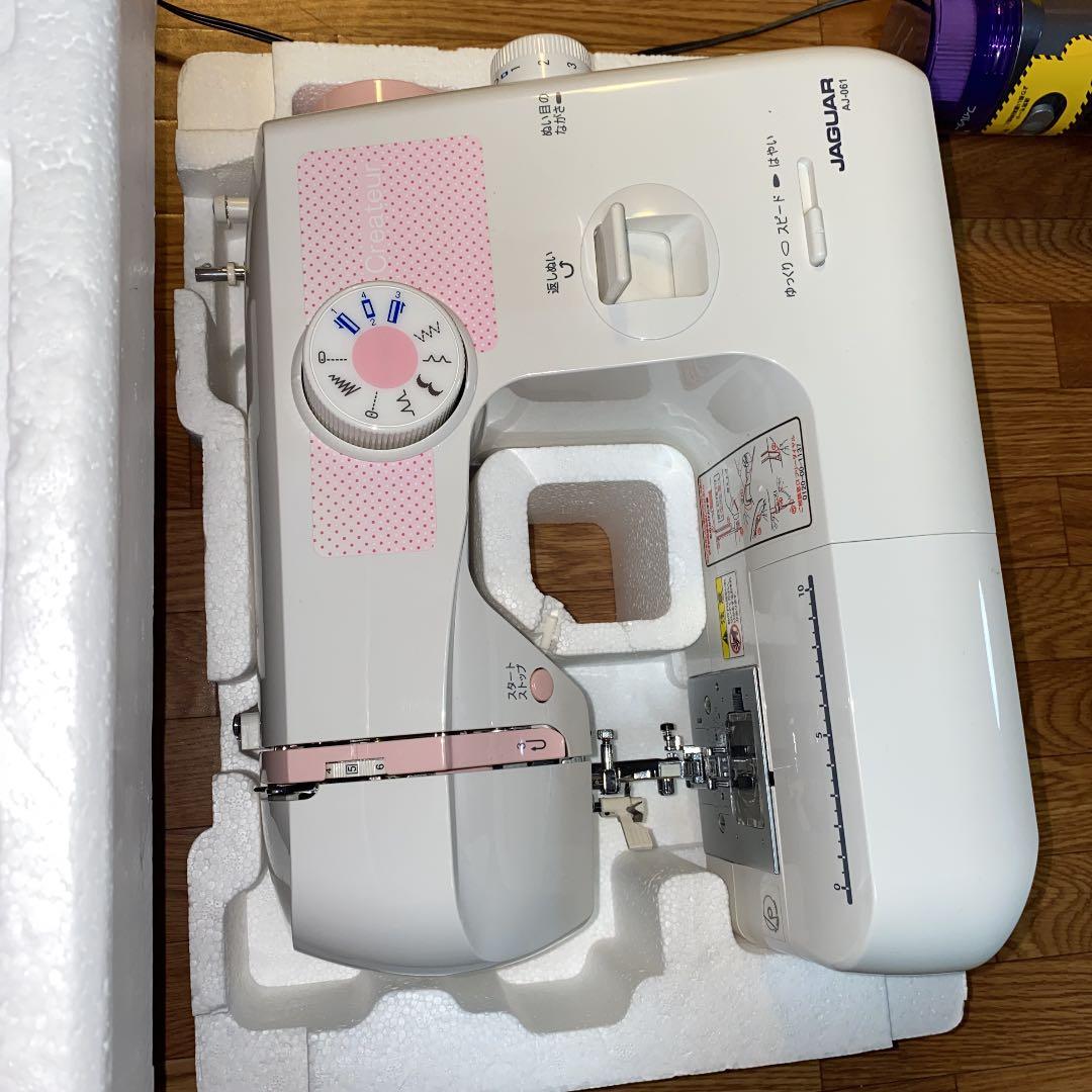JAGUAR 電子ミシン　AJ-061 初心者向け コンパクト