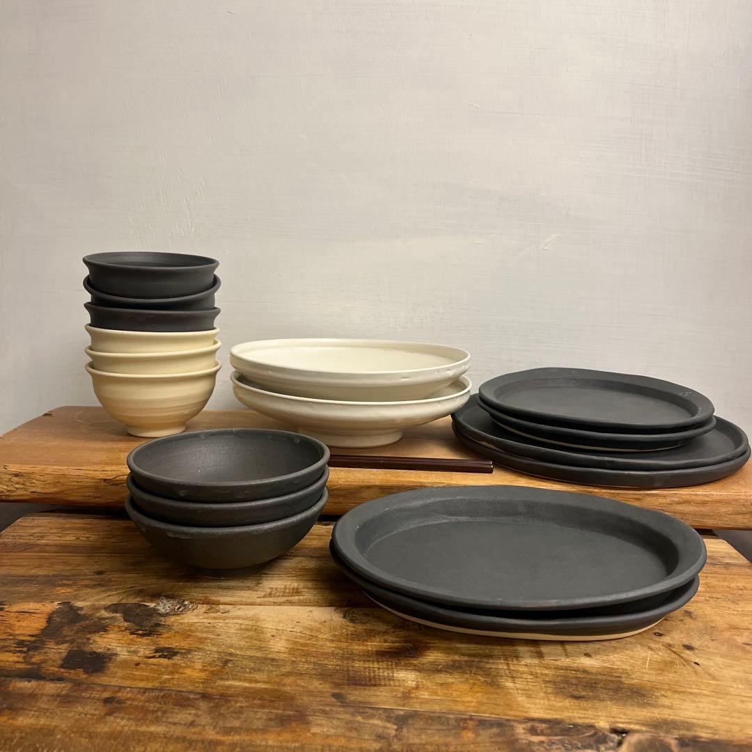 nao　新品　陶器　陶芸作家　小鉢3個　401