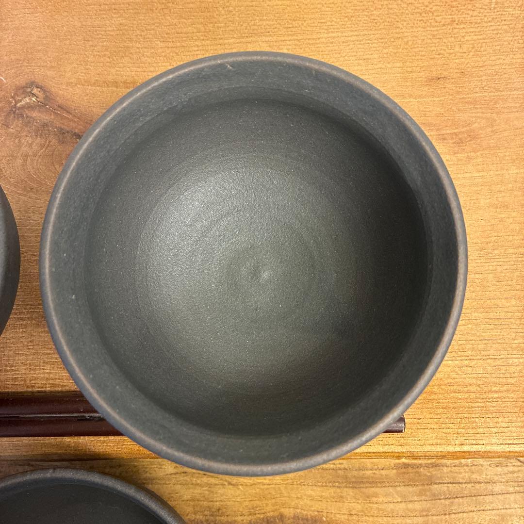 nao　新品　陶器　陶芸作家　小鉢3個　401