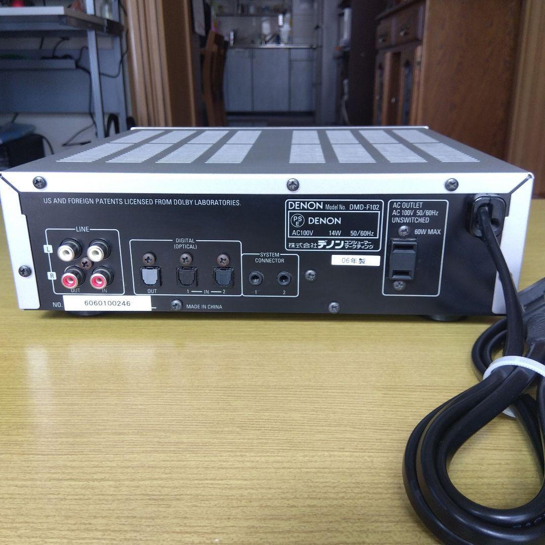 DENON CDプレイヤー DCD-F102 &MDデッキ DMD-F102
