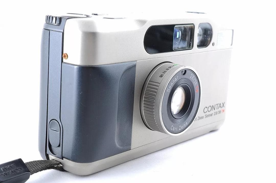 【動作品】Contax コンタックス　Ｔ２　フィルムカメラ
