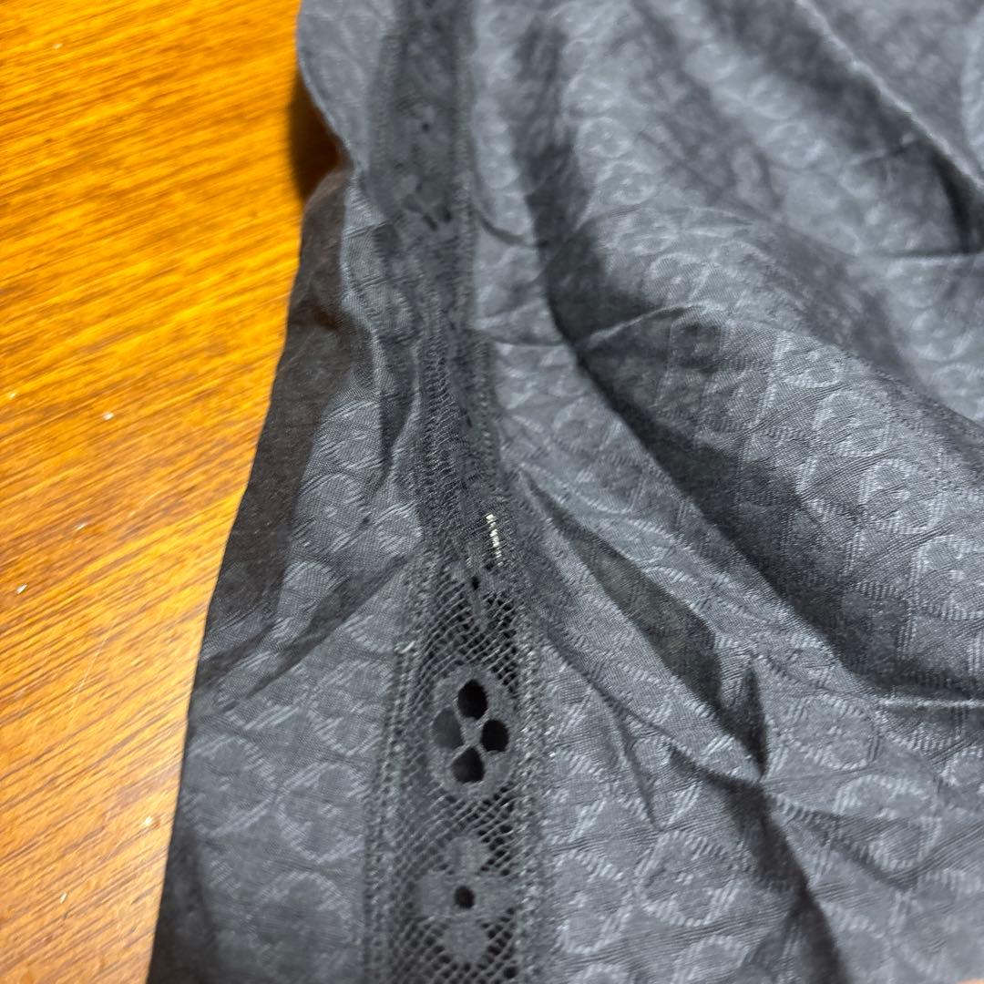 新品　ルイヴィトン　黒　キャミソール　モノグラムフラワー