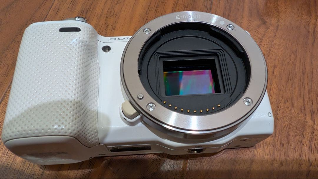 SONY NEX-5R ミラーレス一眼カメラ フラッシュ、マイク付