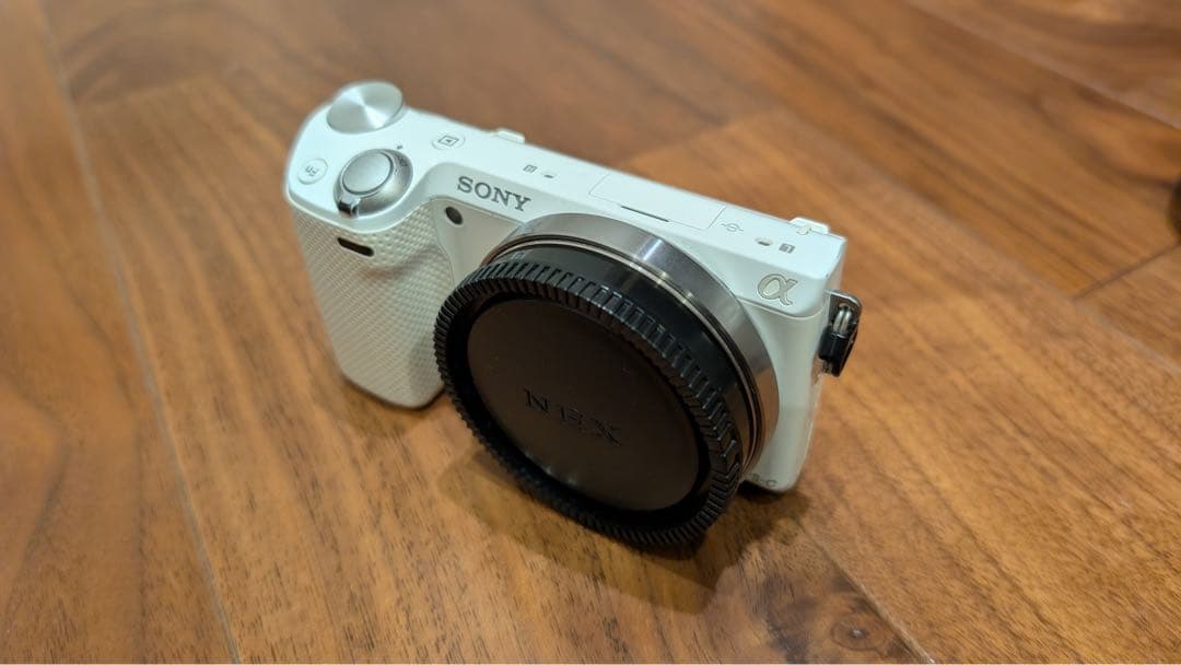 SONY NEX-5R ミラーレス一眼カメラ フラッシュ、マイク付