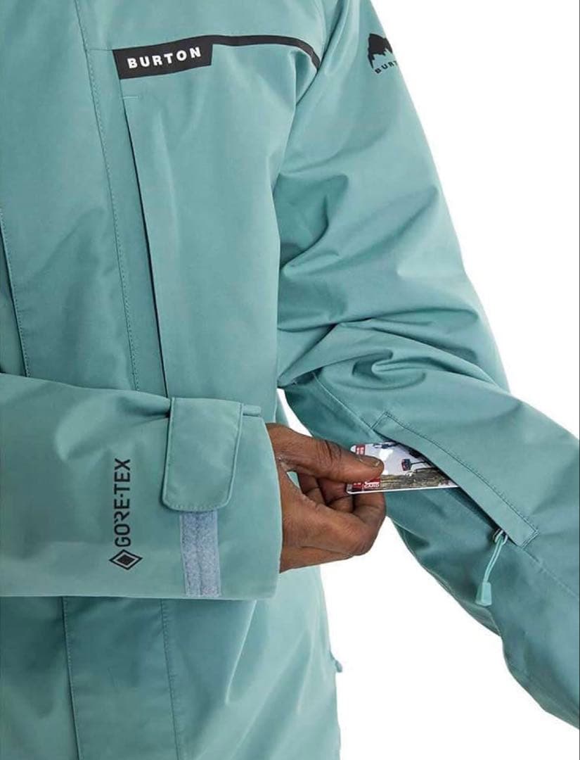 BURTON パウライン　GORE-TEX 2Lジャケット ライトグリーン