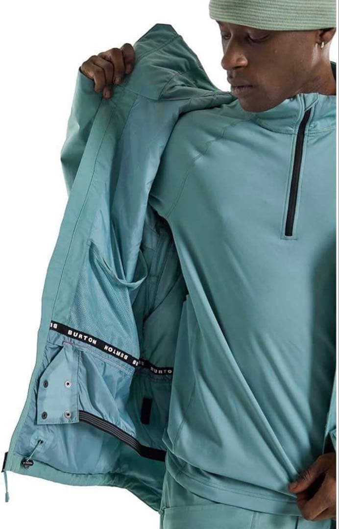 BURTON パウライン　GORE-TEX 2Lジャケット ライトグリーン