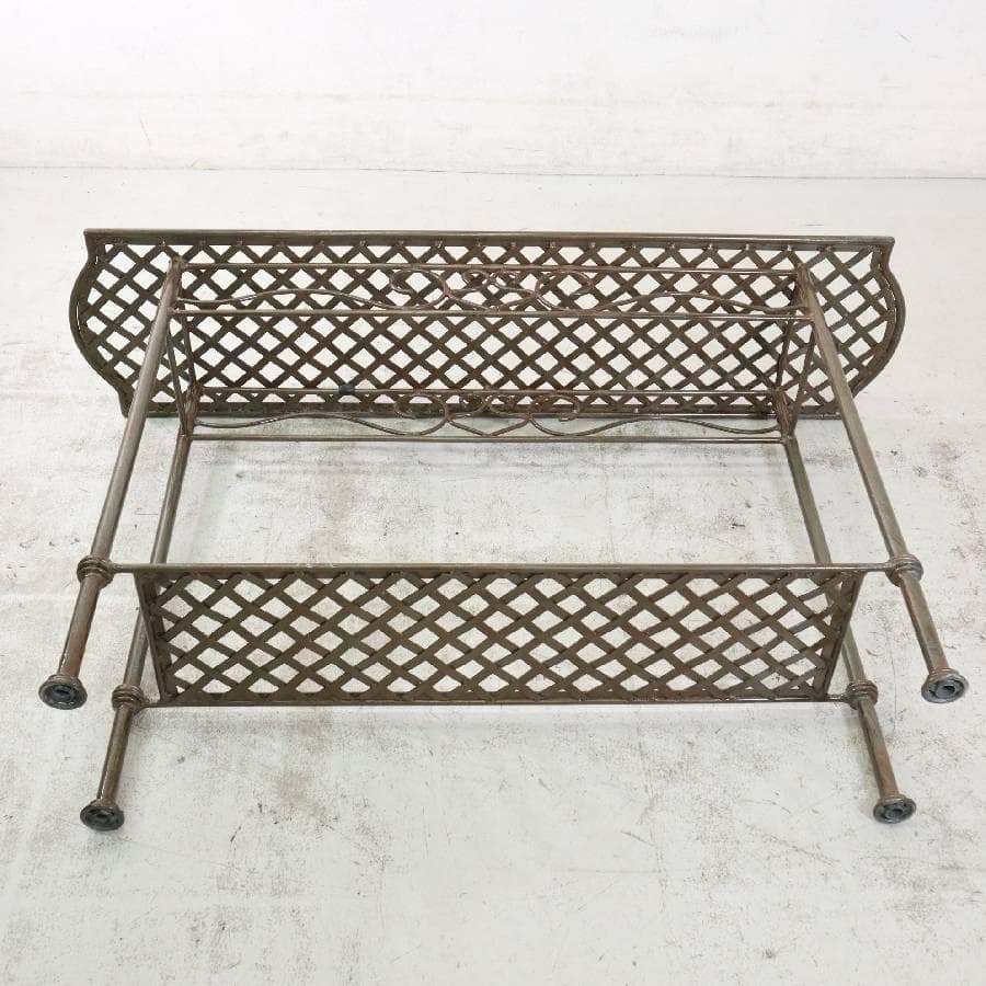 アンティーク調 コンソールテーブル サイドテーブル アイアン製 幅122cm