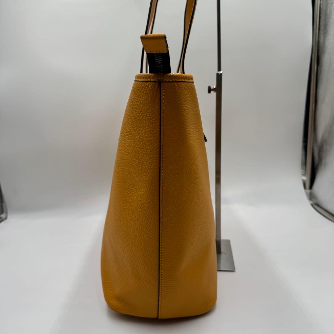 極美品✨ コーチ サリバン トートバッグ ビジネス A4 肩掛け レザー 黄色