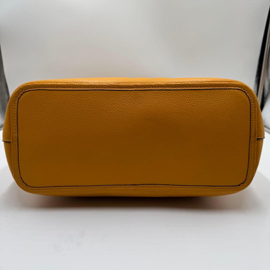 極美品✨ コーチ サリバン トートバッグ ビジネス A4 肩掛け レザー 黄色