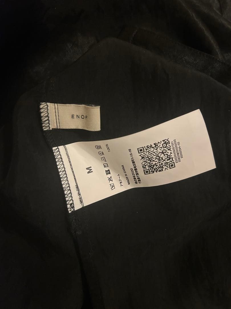 ENOF ace long shirt ブラック　M