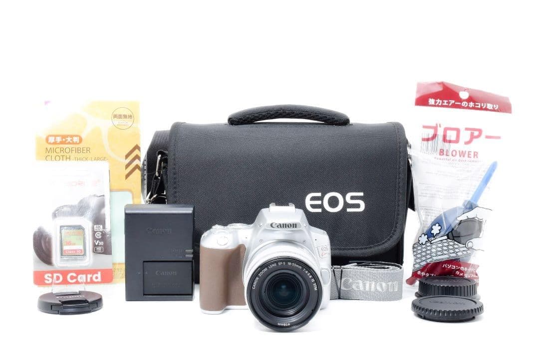 カメラバッグ付き✨Canon EOS KissX10✨シルバー✨シングルレンズ