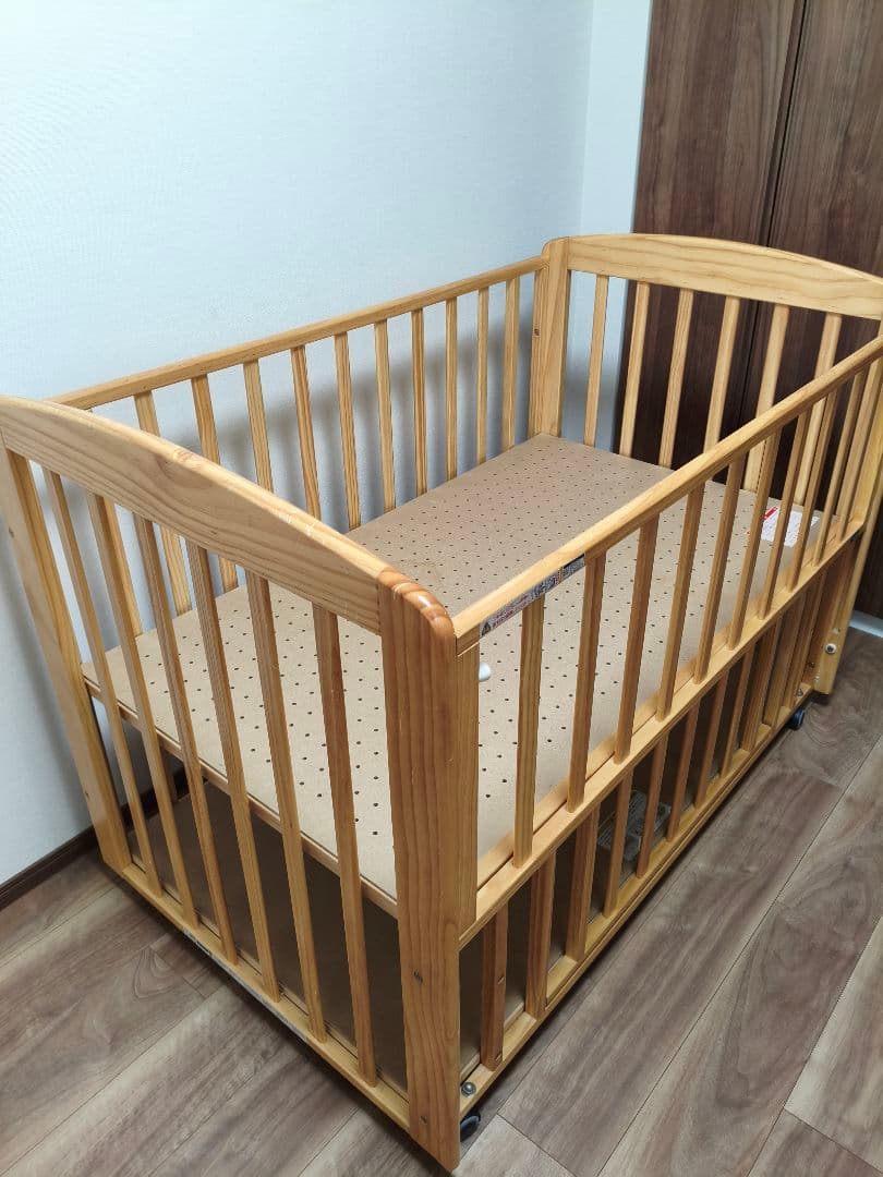 【直接引き取り】KATOJI　ベビーベッドチャーミー　ナチュラル