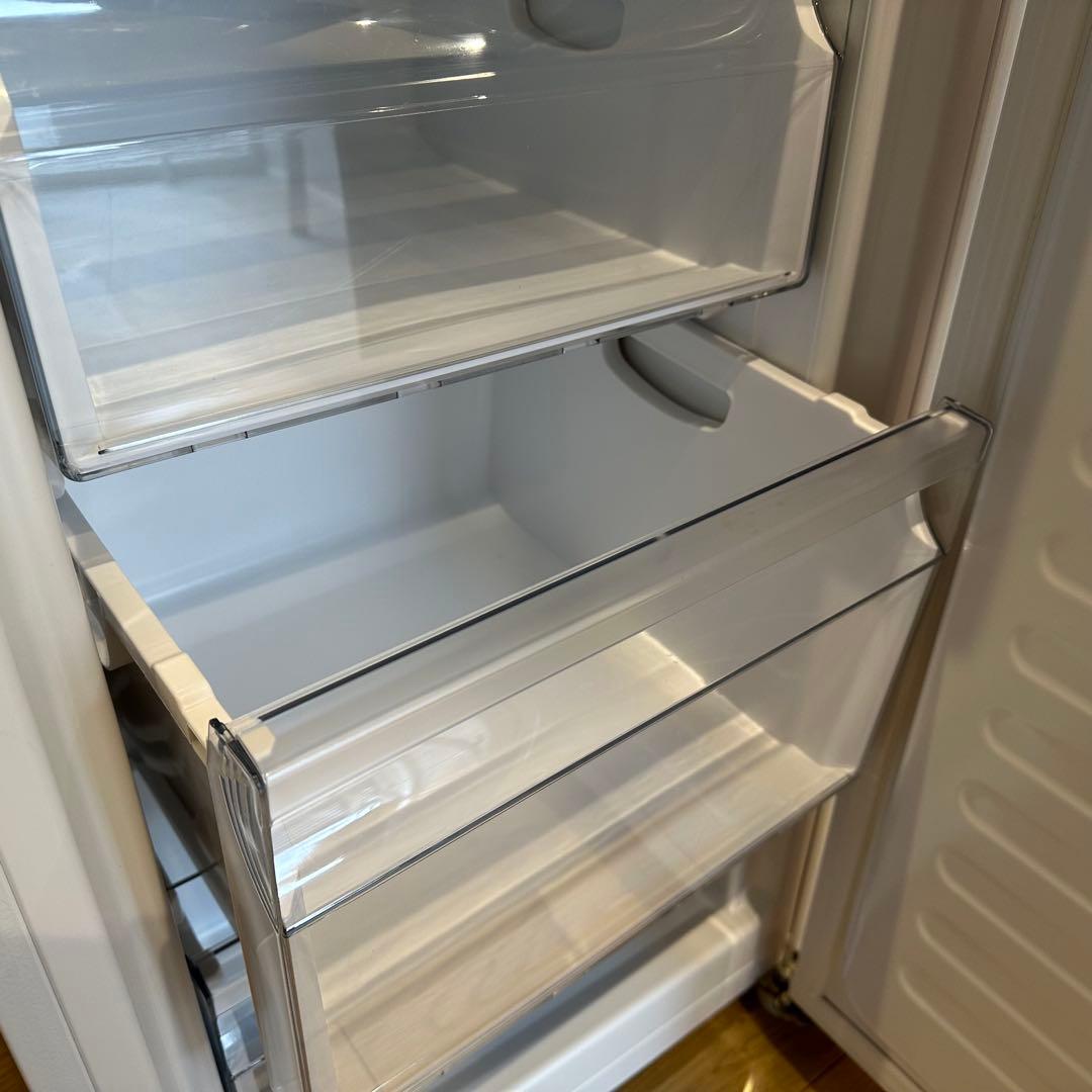 ハイアール冷凍庫 1ドア 前開き式 右開き 102L 直冷式ホワイト