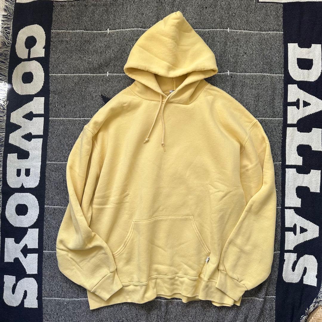 トップス 00s Russel Athletic Hoodie y2k 90s lemon